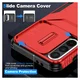 Samsung Galaxy A56/A37/A36 Hoesje Camera Slider Back Cover Schokbestendig Rood afbeelding 7