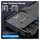 Samsung Galaxy S25 / S24 Hoesje Camera Slider Back Cover Schokbestendig Zwart afbeelding 4