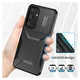 Samsung Galaxy S25 / S24 Hoesje Camera Slider Back Cover Schokbestendig Zwart afbeelding 8
