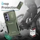 Samsung Galaxy S24 FE Hoesje Camera Slider Back Cover Schokbestendig Groen afbeelding 4