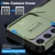 Samsung Galaxy S24 FE Hoesje Camera Slider Back Cover Schokbestendig Groen afbeelding 5