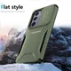 Samsung Galaxy S24 FE Hoesje Camera Slider Back Cover Schokbestendig Groen afbeelding 8