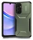 Samsung Galaxy A16 Hoesje Camera Slider Back Cover Schokbestendig Groen