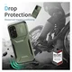 Samsung Galaxy A16 Hoesje Camera Slider Back Cover Schokbestendig Groen afbeelding 5