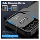 Samsung Galaxy A16 Hoesje Camera Slider Back Cover Schokbestendig Zwart afbeelding 4