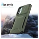 Samsung Galaxy A55 Hoesje Camera Slider Back Cover Schokbestendig Groen afbeelding 8