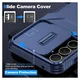 Samsung Galaxy A55 Hoesje Camera Slider Back Cover Schokbestendig Blauw afbeelding 4