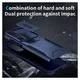 Samsung Galaxy A55 Hoesje Camera Slider Back Cover Schokbestendig Blauw afbeelding 8