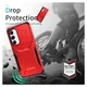 Samsung Galaxy A55 Hoesje Camera Slider Back Cover Schokbestendig Rood afbeelding 5