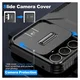 Samsung Galaxy A35 Hoesje Camera Slider Back Cover Schokbestendig Zwart afbeelding 4