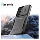 Samsung Galaxy A35 Hoesje Camera Slider Back Cover Schokbestendig Zwart afbeelding 7