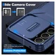 Samsug Galaxy A35 Hoesje Camera Slider Back Cover Schokbestendig Blauw afbeelding 4