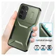 Samsung Galaxy S25 FE Hoesje Camera Slider Back Cover Schokbestendig Groen afbeelding 7