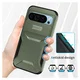 Google Pixel 10 Pro / 9 Pro Hoesje Camera Slider Back Cover Schokbestendig Groen afbeelding 7