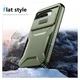 Google Pixel 9a Hoesje Camera Slider Back Cover Schokbestendig Groen afbeelding 8