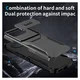Google Pixel 9a Hoesje Camera Slider Back Cover Schokbestendig Zwart afbeelding 10