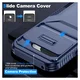 Google Pixel 9a Hoesje Camera Slider Back Cover Schokbestendig Blauw afbeelding 4