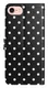 Apple iPhone 17e / 16e Hoesje Portemonnee Book Case Polka Dot Zwart afbeelding 10
