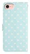 Apple iPhone 17e / 16e Hoesje Portemonnee Book Case Polka Dot Blauw afbeelding 9