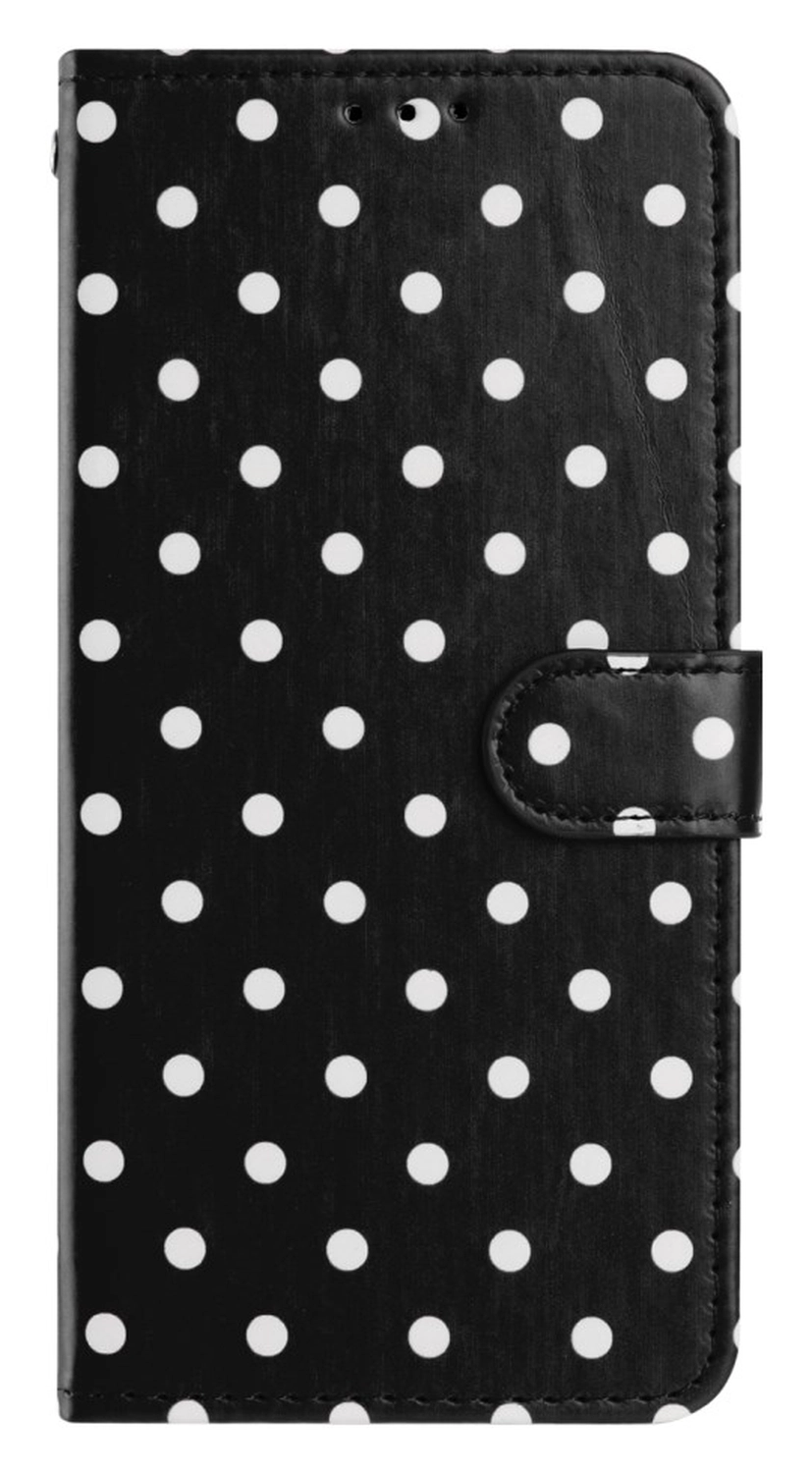 Samsung Galaxy A56 Hoesje Portemonnee Book Case Polka Dot Zwart afbeelding 10