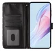 Samsung Galaxy A56 Hoesje Portemonnee Book Case Polka Dot Zwart afbeelding 4