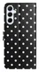 Samsung Galaxy A56 Hoesje Portemonnee Book Case Polka Dot Zwart afbeelding 7