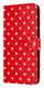 Samsung Galaxy A56 Hoesje Portemonnee Book Case Polka Dot Rood afbeelding 12