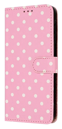 Samsung Galaxy A55 Hoesje Portemonnee Book Case Polka Dot Roze afbeelding 12