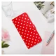 Samsung Galaxy A55 Hoesje Portemonnee Book Case Polka Dot Rood afbeelding 10