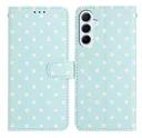 Samsung Galaxy A17 / A26 Hoesje Portemonnee Book Case Polka Dot Blauw