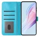 Samsung Galaxy A16 Hoesje Portemonnee Book Case Polka Dot Blauw afbeelding 5