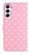 Samsung Galaxy A16 Hoesje Portemonnee Book Case Polka Dot Roze afbeelding 6