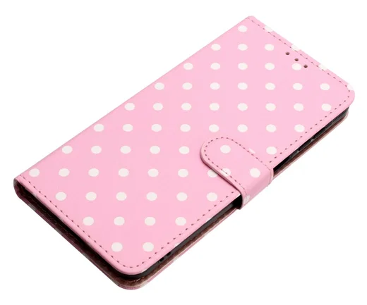 Samsung Galaxy S25 FE Hoesje Portemonnee Book Case Polka Dot Roze afbeelding 2