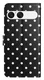 Sony Xperia 10 VII Hoesje Portemonnee Book Case Polka Dot Zwart afbeelding 6
