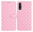 OnePlus Nord 5 Hoesje Portemonnee Book Case Polka Dot Roze