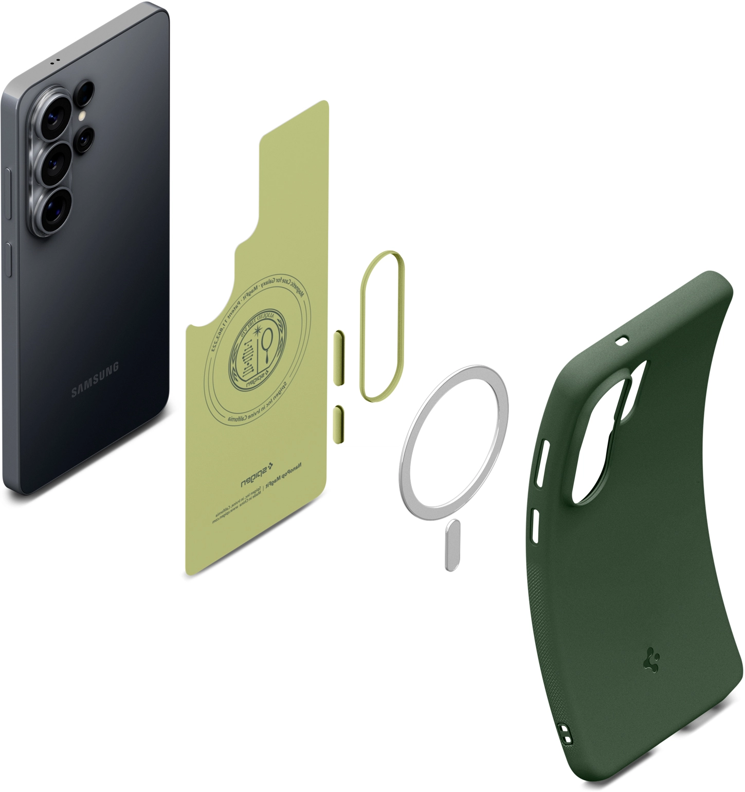 Spigen Nano Pop MagFit Samsung Galaxy S26 Ultra Hoesje MagSafe Back Cover Groen afbeelding 15