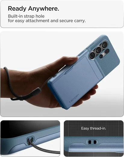 Spigen Slim Armor CS Samsung Galaxy S26 Ultra Hoesje Back Cover Blauw afbeelding 6