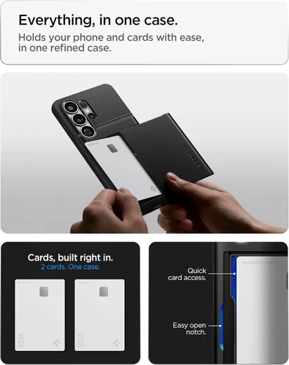 Spigen Slim Armor CS Samsung Galaxy S26 Ultra Hoesje Back Cover Zwart afbeelding 4
