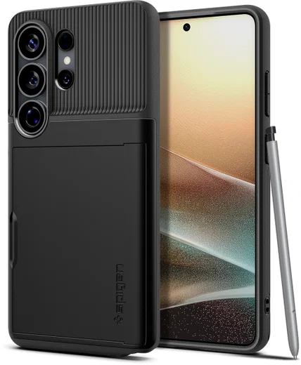 Spigen Slim Armor CS Samsung Galaxy S26 Ultra Hoesje Back Cover Zwart afbeelding 9