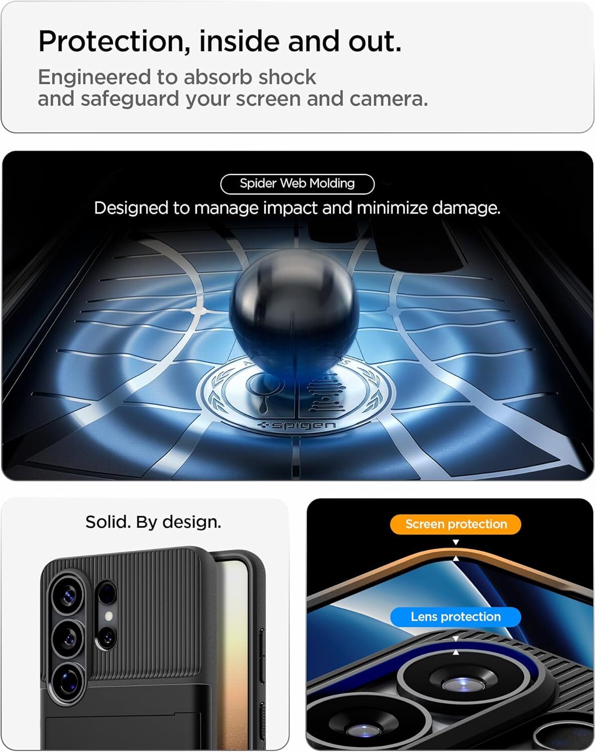 Spigen Slim Armor CS Samsung Galaxy S26 Ultra Hoesje Back Cover Zwart afbeelding 7