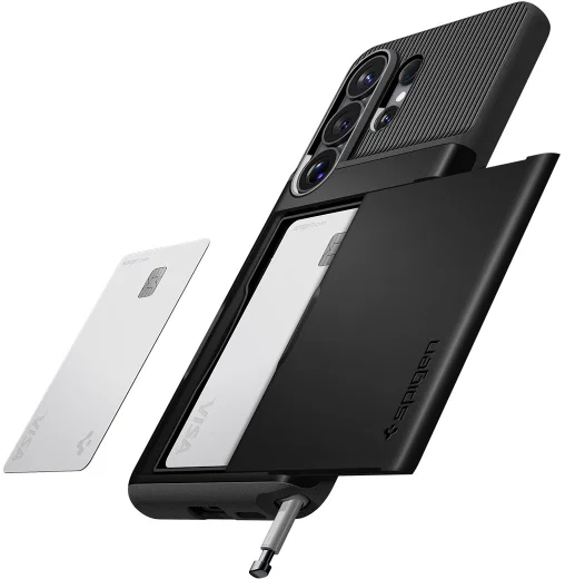 Spigen Slim Armor CS Samsung Galaxy S26 Ultra Hoesje Back Cover Zwart afbeelding 13