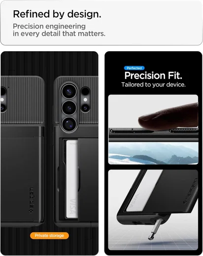 Spigen Slim Armor CS Samsung Galaxy S26 Ultra Hoesje Back Cover Zwart afbeelding 5