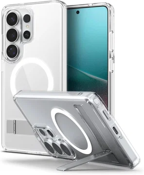 Spigen Ultra Hybrid S MagFit Samsung Galaxy S26 Ultra Hoesje Back Cover Wit