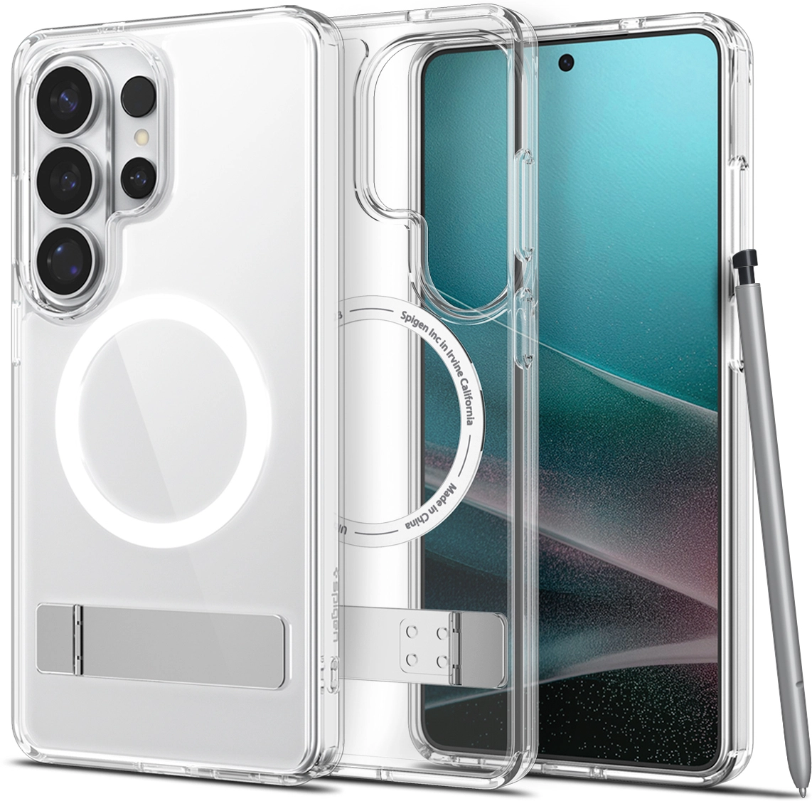 Spigen Ultra Hybrid S MagFit Samsung Galaxy S26 Ultra Hoesje Back Cover Wit afbeelding 12