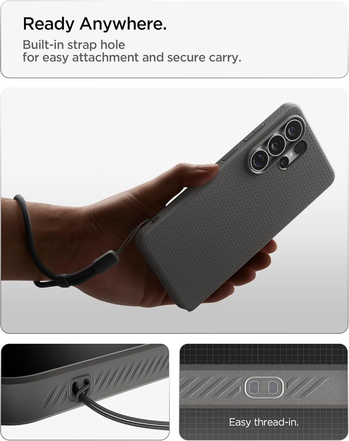 Spigen Liquid Air MagFit Samsung Galaxy S26 Ultra Hoesje MagSafe Grijs afbeelding 10
