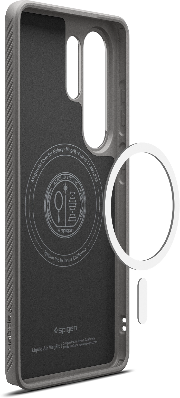 Spigen Liquid Air MagFit Samsung Galaxy S26 Ultra Hoesje MagSafe Grijs afbeelding 14