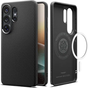 Spigen Liquid Air MagFit Samsung Galaxy S26 Ultra Hoesje MagSafe Matte Zwart