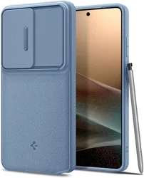 Spigen Optik Armor Samsung Galaxy S26 Ultra Hoesje Camera Slider Blauw afbeelding