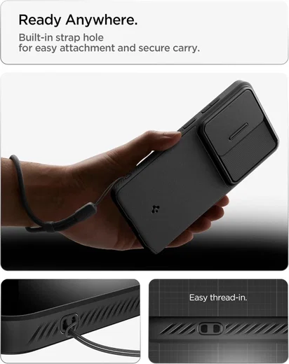 Spigen Optik Armor Samsung Galaxy S26 Ultra Hoesje Camera Slider Zwart afbeelding 8
