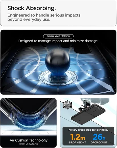 Spigen Optik Armor Samsung Galaxy S26 Ultra Hoesje Camera Slider Zwart afbeelding 6